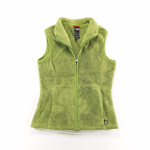 The North Face Jackets & Blazers - North Face Women’s Sz S Green Soft Zip Up Fleece Vest